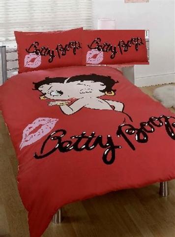 BETTY BOOP Show Girl. COPRIPIUMINO Una Piazza e Mezzo Kiss