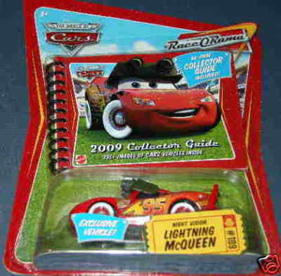 Cars Mattel: Saetta Night Vision McQueen Mattel + Guida 