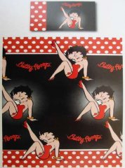 BETTY BOOP Show Girl. COPRIPIUMINO MATRIMONIALE Polka