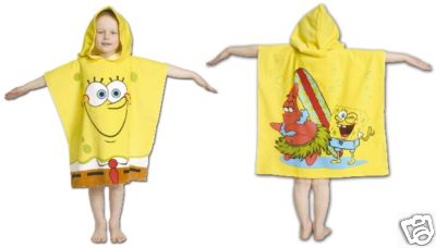 SPONGEBOB: Poncho/Accappatoio/Asciugamano