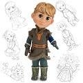 Disney Store Kristoff 40 cm bambola BAMBINO Animators Il regno di ghiaccio Frozen