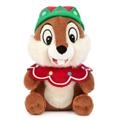 Disney Peluche: Cip  scoiattolo vestito da Babbo Natale e elfo con colletto Amico di Ciop