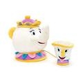 Disney Store Peluche Mrs Brick + figlio - Mrs Potts With Chip da La Bella e La Bestia