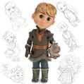 Disney Store Kristoff 40 cm bambola BAMBINO Animators Il regno di ghiaccio Frozen