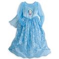 Vestito con mantello Elsa di Frozen - Il Regno di ghiaccio - Disneystore bambina