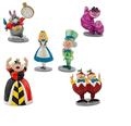 Disney Store: Alice nel Paese delle Meraviglie play set personaggi cake topper