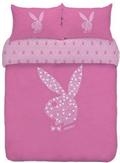 COPRIPIUMINO Completo letto matrimoniale PLAYBOY Star Bunny