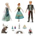 Bambola Barbie cm 29 Disney Store Frozen FEVER Anna,Elsa,Kristoff, Olaf, Sven