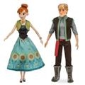 Bambola Barbie cm 29 Disney Store Frozen FEVER Anna,Elsa,Kristoff, Olaf, Sven