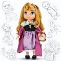 Disney Store Aurora la Bella Addormentata nel Bosco Principessa Bambola BAMBINA ANIMATOR COLLECTION con gufo