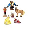 Disney Store: La Bella e La Bestia play set personaggi cake topper