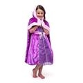 Costume di Carnevale Disney Store RAPUNZEL Principessa + Mantella. Modello Winter