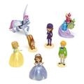 Disney Store PlaySet SOFIA Principessa vestita da cavallerizza, Amber, Nocciola, James, Minimus