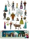 Disney Store Elsa,Anna,Elsa,Kristof,Sven,20 personaggi di Frozen,play set deluxe