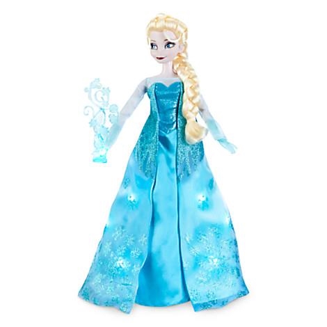 Bambola Elsa cm 40 Frozen Disney Store EDIZIONE LIMITATA si illumina e canta