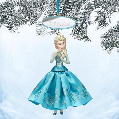 Decorazioni Natalizie Disney Store.Disney Store Elsa Il Regno Di Ghiaccio Frozen Ornamento Albero Di Natale