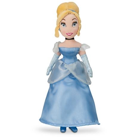 Principessa CENERENTOLA mini. Bambola Peluche. Negozio Disney Store soft toy